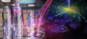 collorau imagem de teletrasnporte quantico