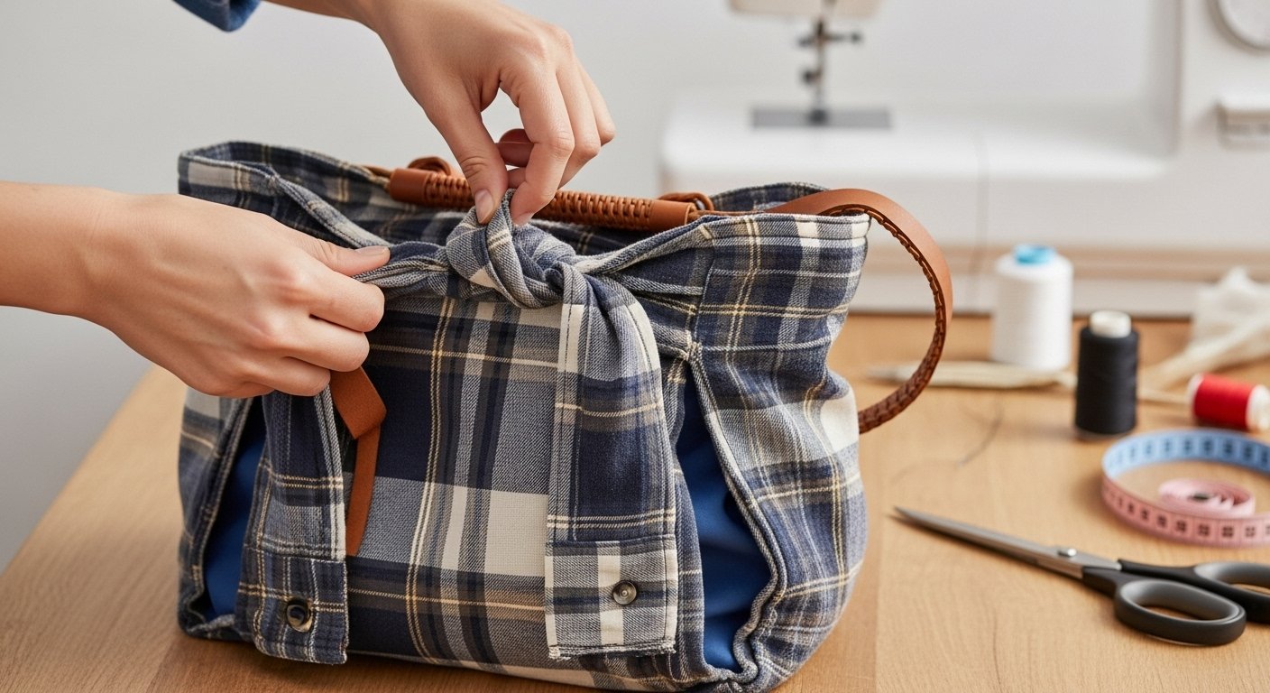 como transformar camisa em bolsa imagem collorau