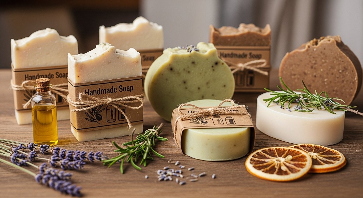 sabonete artesanal com óleos naturais imagem collorau