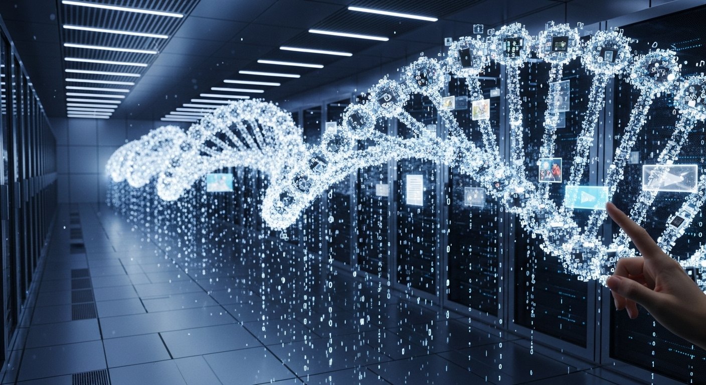 Armazenamento de dados em DNA sintético imagem collorau