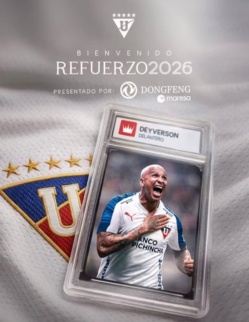 LDU anuncia contratação de Deyverson imagem collorau