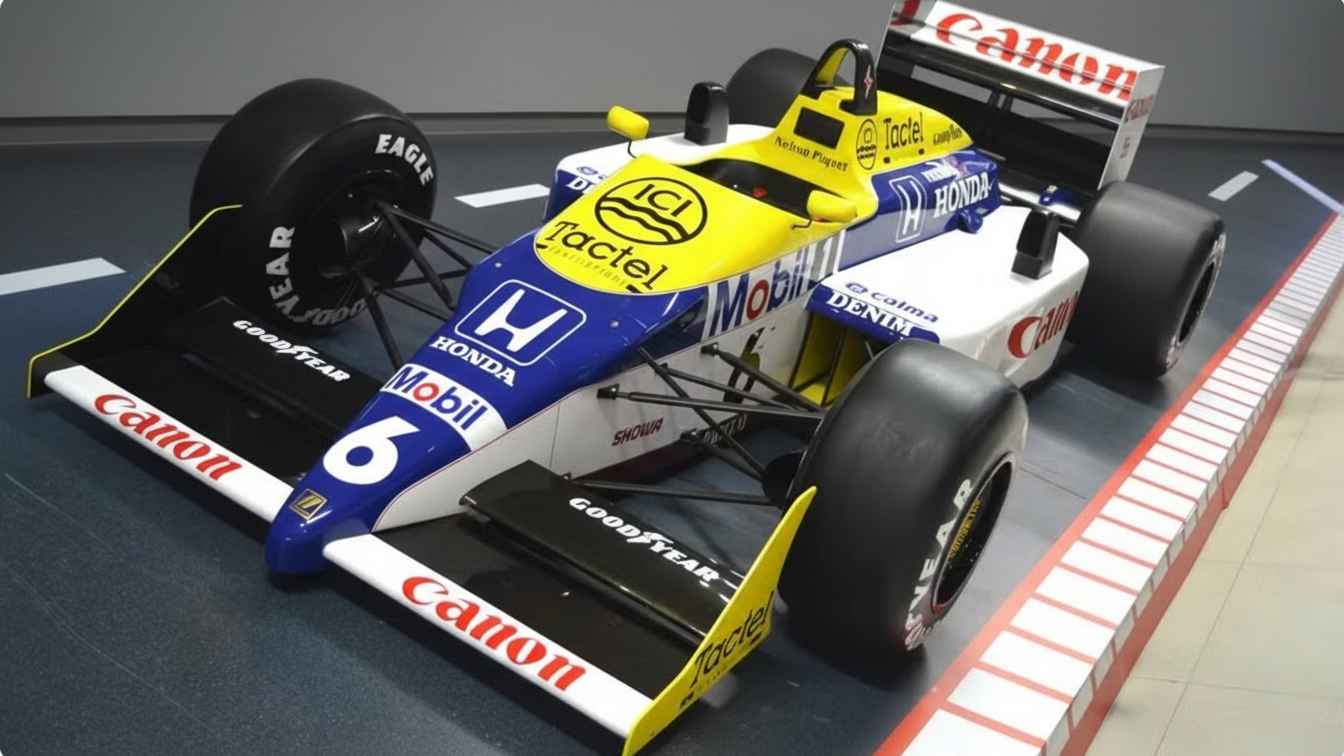 exposição de carros históricos da Fórmula 1 em São Roque imagem collorau