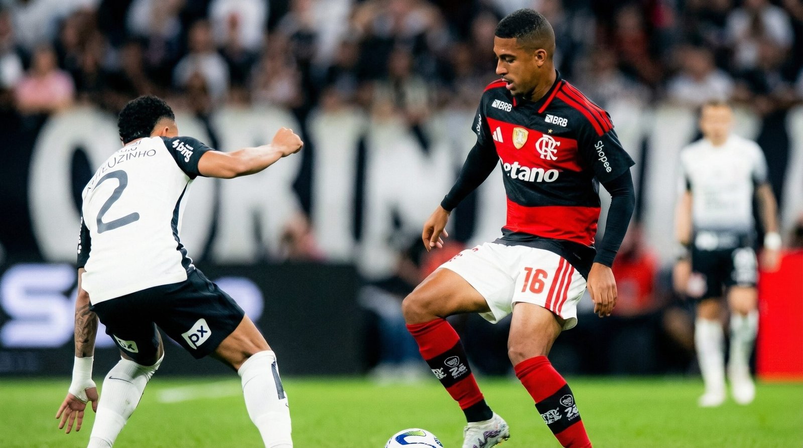 corinthians e flamengo imagem collorau